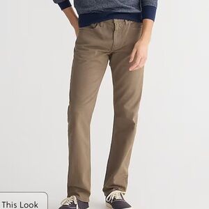 J crew 484 slim fit garment dyed five pocket pants vintage dill